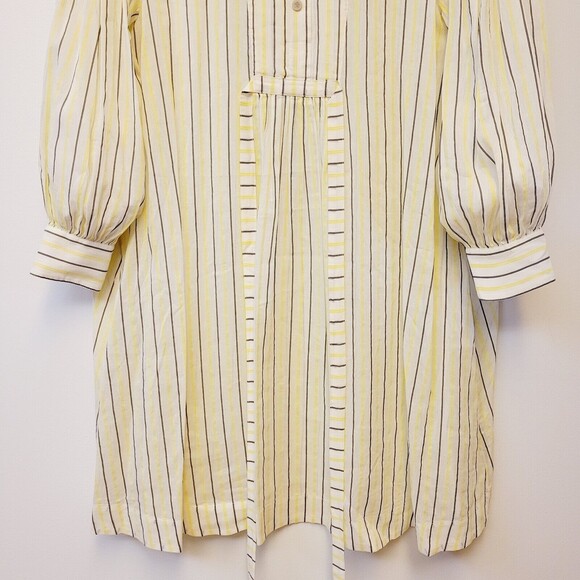 TWENTY8TWELVE SIlk And Linen Striped Size S Women Dress/Shirt - Picture 4 of 12